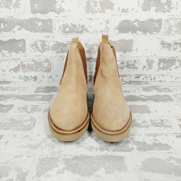 New Jack Rogers Girls Coco Suede Leather Chelsea Boots A405 - Picture 6 of 10